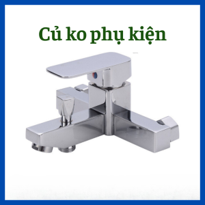 Sen tắm nóng lạnh củ sen tắm vuông cao cấp bộ vòi hoa sen nóng lạnh sen tắm gắn tường dáng vuông