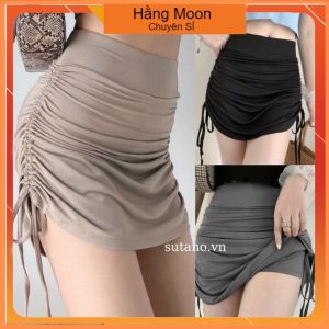 Chân Váy Rút Dây HAI BÊN ÔM Body