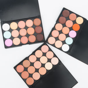 VERONNI 15 Colors Concealer Palettes Foundation Makeup Full Cover Contour Face Cream Base Primer Moisturizer Hide Blemish