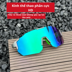 Kính thể thao phân cực HD chạy bộ đạp xe Kính râm chống nắng bền đẹp