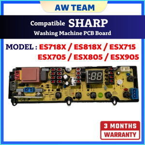 Compatible SHARP WASHING MACHINE PCB ES718X ES818X ESX715 ESX705 ESX805 ESX905 BOARD CONTROL PANEL