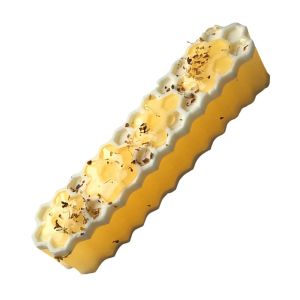 SHEBE668 Hand Relax Honeycomb Pinch Toy Food Shape Soft TPR Honey Bar Squeeze Toy Children Slow Rebound Sensory Fidget Toy Home Use