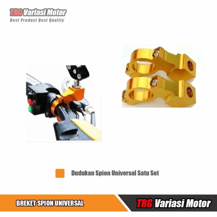 Breket%20Spion%20Dudukan%20Spion%20Universal%20CNC%20TRG%20Satu%20Set%20Untuk%20Motor%20Beat%20Street%20Scoopy%20Vixion%20Dll%20-%20Image%203