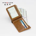 [ Popular ]Piroyce Factory Direct Sales New First Layer Cowhide Vintage Men's Wallet Classic Leisure Wallet. 
