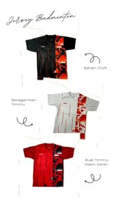 Jersey Atasan Badminton / Atasan Olahraga Badminton