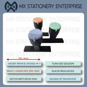 Rubber Stamp & Chop Custom & Custom Made & Square