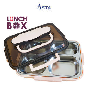 Asta Kotak Makan Stainless Steel 304 Lunch Box Food Grade 3 Sekat | 4 Sekat