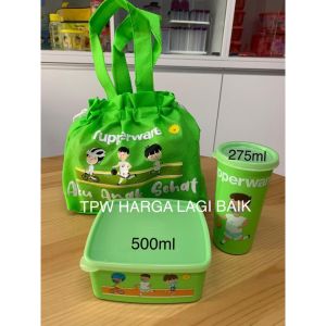 Tupperware Aku Anak Sehat Lunch Set