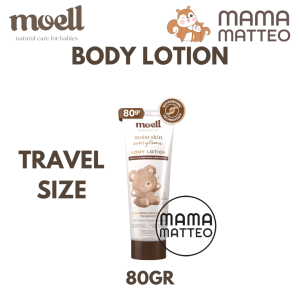 MOELL Moist Skin Everytime Body Lotion 80gr Travel Size / Pelembab Kulit Bayi Anak Moell BANDUNG