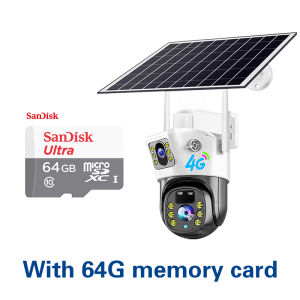 V380 Pro Solar CCTV Camera HD Konektado Mobile Phone Auto Tracking IR Night Vision Hindi tinatagusan ng tubig