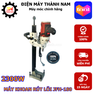 Máy Khoan Rút Lõi Bàn JFH180 - Công Suất 2300W - Khả Năng Khoan Mũi Tối Đa 180mm - Bảo Hành 6 Tháng
