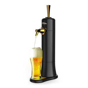 Portable Electric Beer Dispensers Machine Ultrasonic Beer Foam Maker Machine Base Pump Bubbler Maker Beer Foam Separators Desktop Beer Machine Beer Foam Machine Ultrasonic Vibration Bubbler