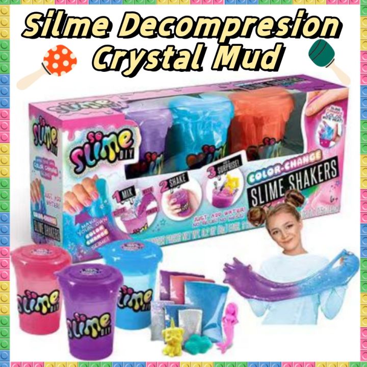 Slime Crystal Color Mud DIY Foaming Plasticine Clay Magic Shaker ...