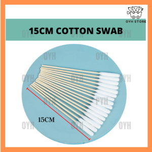 Local Delivery-Cat Dog Disposable Pet cleaning cotton buds swabs long pole single-ended Nose Ear Cleaning 狗猫次性宠物清洁棉签长杆单头棉花棒 狗