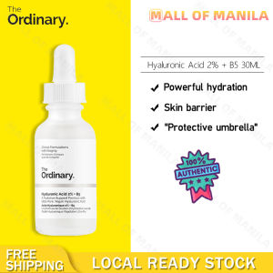 the ordinary Hyaluronic Acid 2%+B5 Serum & Essenceauthenticcalming and soothing repairing damage evening skin tone diminishing spots improving dullness【Ready stock】
