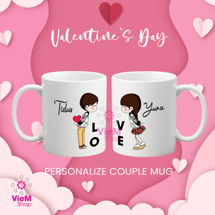 Personalized Couple Mug (wedding gifts ideas)