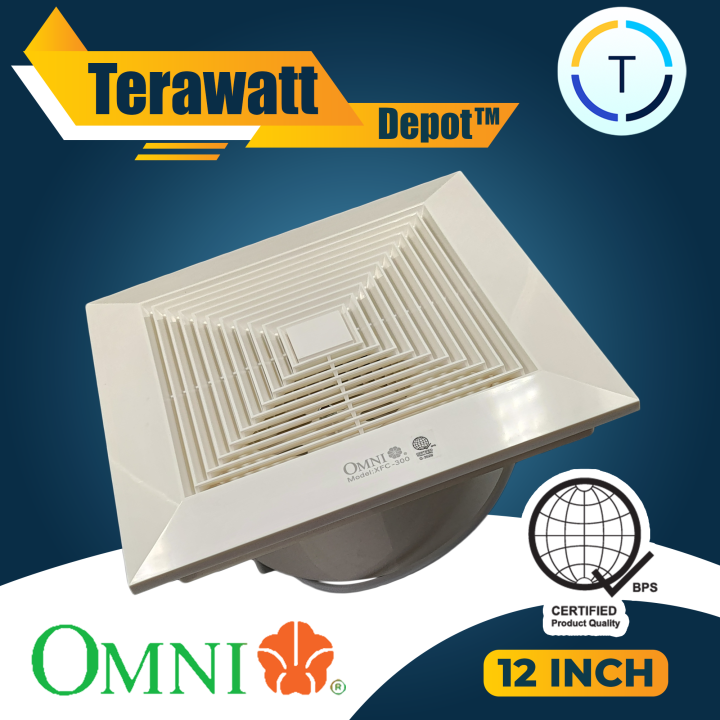 Omni Exhaust Fan Ceiling Mounted 12inch XFC300 Lazada PH