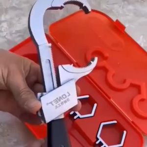 [Fast Delivery] Adjustable Bathroom Toothed Wrench Faucet and Sink Repair Tool