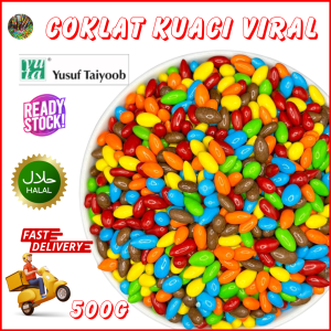 COKLAT KUACI VIRAL ( 500g ) Sunflower Seed Chocolate Yusuff Taiyoob GOODIES DOORGIFT SNACK (READY STOCK) +BUBLE WRAP