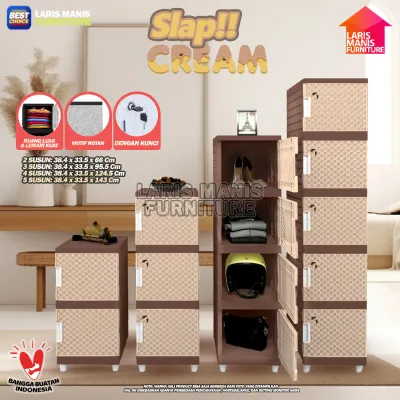 LEMARI SWING SLAP KUNCI OPPA KINGDOM PUTIH LEMARI PLASTIK LEMARI PAKAIAN MINIMALIS KINGDOM OPPA LEMARI BAJU LEMARI MINIMALIS