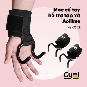 [HCM]Móc Cổ Tay Aolikes Hỗ Trợ Tập Xà HS-7642 Móc Xà Chất Liệu Cotton Mesh Móc Cổ Tay Phù Hợp Cho Tập Gym Móc Cổ Tay Màu Đen Cho Nam Nữ - Lazada