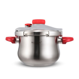 COD Stainless Steel Pressure Cooker 100Kpa Pressure Japanese Stew and Soup Pot Induction Steel Pressure Cooker
