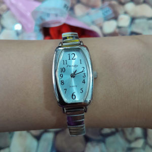 Đồng hồ nữ Pendy mặt trãi tia dây chun second hand si nhật- đã qua sử dụng