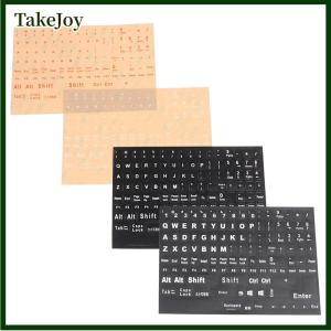 TakeJoy English Full Keyboard Frosted Transparent Keyboard Stickers Computer Notebook