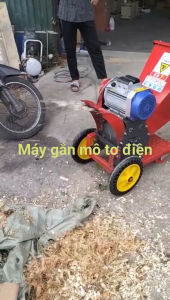 Máy Băm Cành Cây Lắp Được Động Cơ Xăng 4 Thì Và Mô Tơ Điện