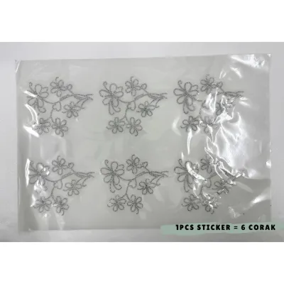 New Arrival Sticker Hotfix Batu Manik Tampal Copy Swk Kod 244