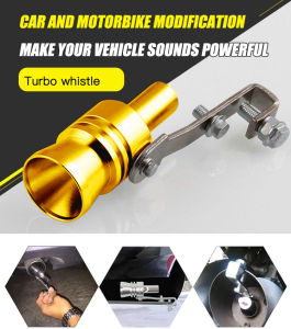 Car and Motorcycle Tailpipe Valve Turbo Sound Whistle car exhaust pipe whistle