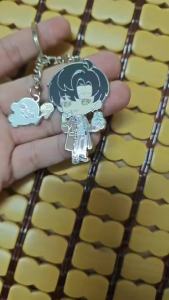 Cartoon Love and Deepspace LiShen Zayne Zaynie Snowman Ins Metal Mobile Phone Pendant Backpack Hanging Handbook Decoration Gifts