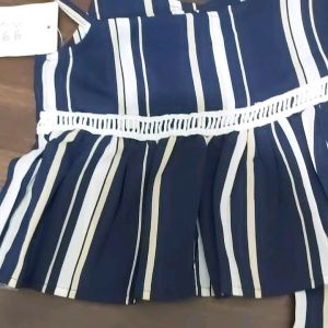 Setelan anak perempuan impor / setelan kulot salur rempel