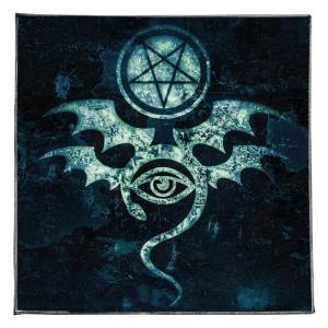 Machine Washable Tarots Table Cover Mystical Symbols Soft Velvets Meditations Aid Spiritual Ceremonies