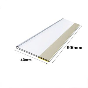 90cm Label Rak Klip Label Harga/Strip Label Rak Panjang/Pemegang Label Harga/Price Rail Shelf