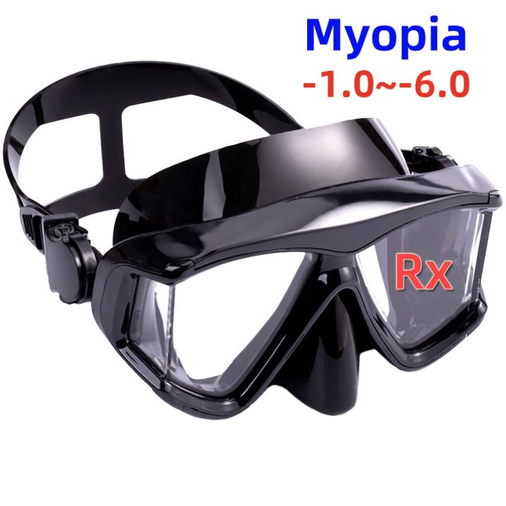 Diving Mask Optical Nearsighted Myopia Diving Glasses Googles Silicone