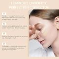 Colored Clay CC Undereye Corrector, Under Eye Concealer with Brush, Dark Circle Defense, Under Eye Color Corrector for Dark Circles (Light-Medium Peach, with brush). 