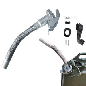 Leak Resistant Jerry Can Spout With Integrated Ventilation Long Nose Flexible Nozzle Fuels Can Extended Spout Replace