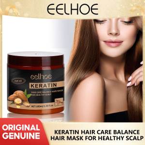 Eelhoe Keratin Hair Masks For Damaged Hair Repair Frizzy Restore Soft Smooth Nourishing Improve Split Ends Smoothing Hairs Mask Repair Damage Frizzy Hair Restore Soft Smoothing Straightening Hair Nourish Scalp For All Hair Types