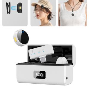 Micrô không dây Lavalier cho điện thoại Micrô ve áo từ tính chuyên nghiệp có hộp sạc Giảm tiếng ồn để ghi âm2026