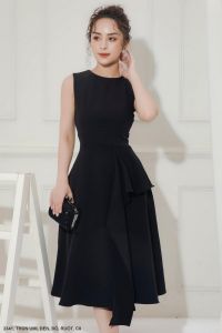 MyDu Shop | MS 2341 – Đầm Dự Tiệc Thun Umi Bèo Váy Che Bụng Quyến Rũ