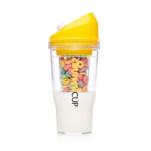 Wet And Dry Separation Cereal Separation Fresh-keeping Cup Portable Dual-Layer Plastic Breakfast Cup Fitness Healthy Breakfast