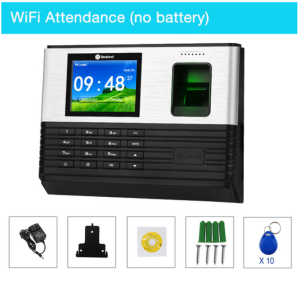 2.8inch Wifi RFID Biometric Fingerprint Time Attendance TCP/IP USB Office Check-in Realand System Time Clock Free Software