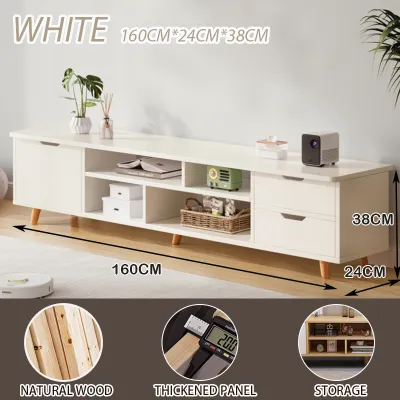 TV Cabinet TV Rack Storage Cabinet Wooden 6FT Console Kabinet TV Media Living Room電視櫃