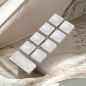 YAFEN 10pcs White CFX Low Profile PBT Keycaps For Chosfox LCK Low Profile MX Switch Gaming Mechanical Keyboard Ultra Thin Keycaps