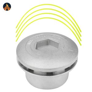 อลูมิเนียมสายTrimmerหัวสวนหญ้าหัวตัดอะไหล่ 4 เส้นสำหรับเครื่องตัดหญ้าWeed Eater[Jocestyle Store]