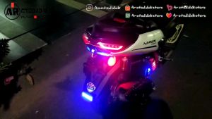Mata Kucing LED Cat Eye Bulat PNP: Mode Senja & Sein