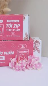 Túi Zip GUMI 30 Cái 1L/3L Nhựa LDPE Nguyên Sinh – Túi Bảo Quản Thực Phẩm Dẻo Dai An Toàn