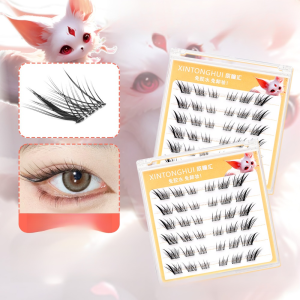 Fox False Eyelashes False Eyelashes Comfortable On The Eyes More TimeSaving Removable Design Makeup