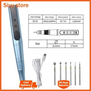 GREATLH 1set Ophthalmic Eye Portable Corneal Small Polisher 0-35000RPM Corneal Polishing Set Eyelid Surgical Tools Instrument